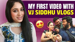 My First Video With Vj Siddhu Vlogs  Glam Sam Reaction [upl. by Soisatsana]