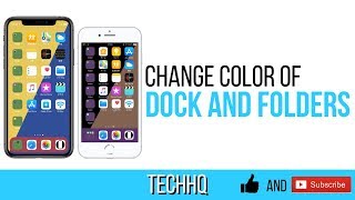 Change Color of Dock and Folders  iPhone amp iPad [upl. by Leiru]