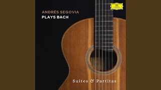 JS Bach Suite In E Minor For Lute BWV 996  Arr Segovia 2 Allemande [upl. by Swinton]