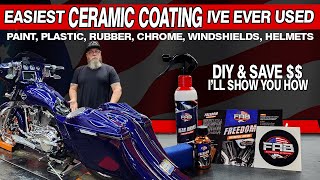 ⚡Mirror Finish DIY Ceramic Coat Your Harley ⚡ [upl. by Inerney]