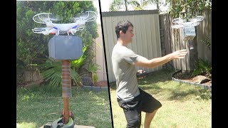 A Real Flying Mjolnir with a Drone  Thor Ragnarok [upl. by Alliscirp]