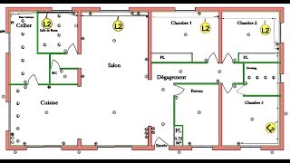 PLAN INSTALLATION ELECTRIQUE COMMENT FAIRE [upl. by Yer368]