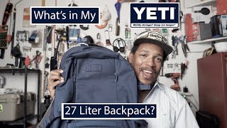 Whats in my Yeti Crossroads Backpack [upl. by Nawiat]