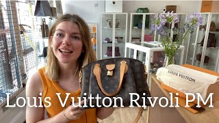 Louis Vuitton Rivoli PM Bag Review [upl. by My944]