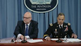 Officials Brief Media on Fiscal 2018 DoD Budget Proposal [upl. by Islaen618]