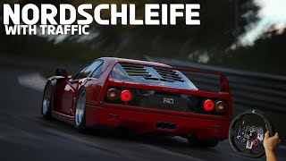 541BHP Ferrari F40  SUNDAY DRIVE at Nordschleife  PS5  GT7  Steering Wheel 4K🔥 [upl. by Arnaldo786]