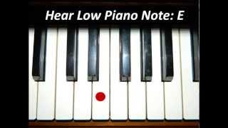 Hear Piano Note  Low E [upl. by Llehcnom728]