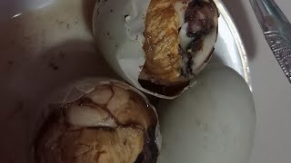 ASMR LETS CRACK amp PEEL BALUT FERTILIZED DUCK EGGS YUMMY VIRAL [upl. by Eicak]