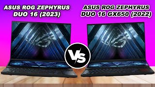 ROG Zephyrus Duo 16 GX650 2022 vs Zephyrus Duo 16 2023 [upl. by Launam857]