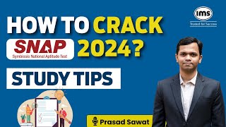 How to Crack SNAP 2024 Strategy Cutoffs Score vs Percentile  Prasad Sawant SNAP 9997iler [upl. by Annahsor]