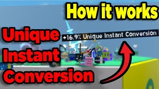 How Unique Instant Conversion Works In Bee Swarm Simulator [upl. by Ada318]