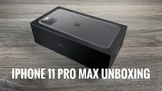 iPhone 11 Pro Max Space Grey Unboxing amp Setup [upl. by Lynn]