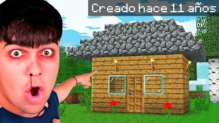 Encontré Mi Mundo Antiguo de Minecraft de Hace 11 Años [upl. by Krischer77]