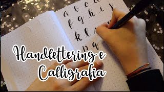 COME FARE L’HANDLETTERING E MIGLIORARE LA PROPRIA CALLIGRAFIA🌟 SL [upl. by Naahsar]