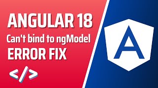 How to Fix Cant bind to ngModel Error in Angular Quick Solution [upl. by Sral]