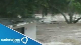 Se desbordan río en Morelos y se inunda Cuernavaca y el puente de Ixtla [upl. by Artur]