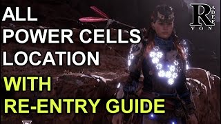 Horizon Zero Dawn  All Power Cells Location guide Ancient Armory Quest [upl. by Salita]