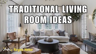 Traditional Living Room Ideas for Small Space with Classic Design Details [upl. by Lleddaw591]