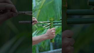 DIY Bamboo Mechanism  Handmade EcoFriendly Craft shortvideo craftideas [upl. by Amsden]