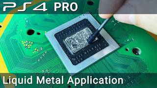 PS4 Pro Disassembly amp Liquid Metal Application Guide  Ultimate Cooling Solution [upl. by Anen502]