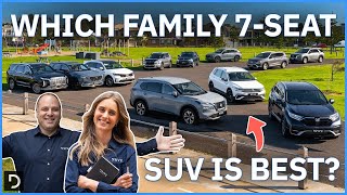 Which 7 Seat SUV Is Best For Your Family 12 SUV Mega Test  Drivecomau [upl. by Anits]