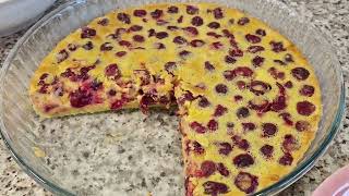 SugarFree Sour Cherry Clafoutis Recipe [upl. by Edahs860]