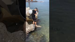 Home made squba diving suitshorts viralvideo ytshorts [upl. by Ecinaej858]