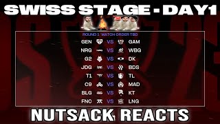 YAMATOCANNON AND THE BOYS REACT TO THE WORLDS 2023 SWISS STAGE DRAW [upl. by Evanthe]