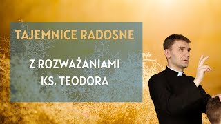 Różaniec ks Dominik Chmielewski ks Teodor tajemnice RADOSNE nowenna pompejańska [upl. by Aracot341]