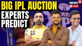 IPL Auction 2023  Suresh Raina Robin Uthappa amp Pragyan Ojha Analyse IPL Auctions  News18 Live [upl. by Cindy]