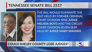 TN bill could move two judges’ seats out of Shelby County [upl. by Hillegass470]