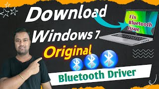 Download Windows 7 Original Bluetooth Driver  How to Download Bluetooth driver for Pc amp Laptop 🔥🔥 [upl. by Moskow428]