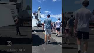 RIMPAC 2024  Open Ship Day Tour Shorts [upl. by Auqinot]