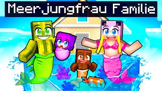 Wir HABEN eine MEERJUNGFRAU FAMILIE 🌸 Minecraft [upl. by Ardnuaek]