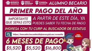 📣🔴 ¡YA AHY FECHA 🗓️ Becas Benito Juárez 2024 🤑 6 MESES DE PAGO en tu TARJETA BIENESTAR 2024 [upl. by Nerha]