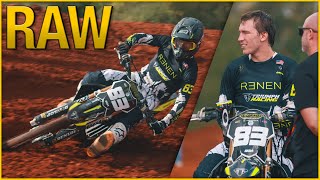 2025 Supercross Testing  Austin Forkner on Triumph [upl. by Shaia]