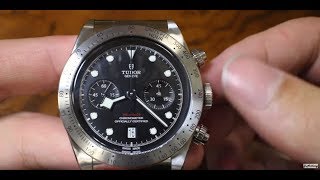 Tudor Heritage Black Bay Chronograph Review  Worth the money [upl. by Eldred]