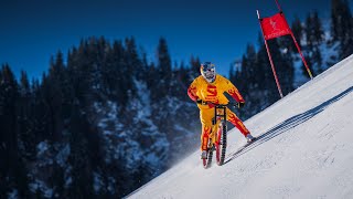 The Legendary Streif  Fabio Wimber Mountain Bike Over 100 Kmh [upl. by Meggs]