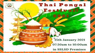 SSLSD Thai Pongal Festival 2021 [upl. by Ahsekahs]