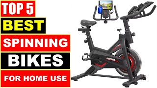 Best Spinning Bikes For Home Use 2024  TOP 5 Best Exercise Bike [upl. by Llerrot]