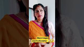 Marriage certificate ki expire date🤣🤣🤣 shortfeed comedy funny viral [upl. by Hynda980]