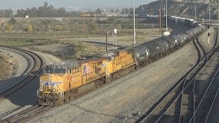 West Colton Railfanning 11915 Featuring Meets Track Work amp Other Surprises [upl. by Childers]