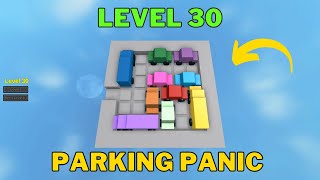 How To Solve Parking Panic Level 30  Roblox [upl. by Eaned]