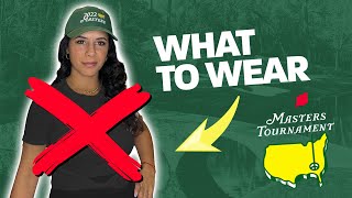 What Golf Clothes to Wear at Augusta National Golf Club  The Masters [upl. by Chrysa]