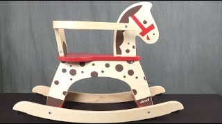 Caramel Rocking Horse from Janod [upl. by Au]