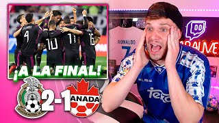 ¡A LA FINAL MÉXICO 21 CANADÁ  Semifinal COPA ORO 2021 [upl. by Annaet]