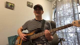 Chevelle  Send the Pain Below bass cover  corrected [upl. by Dnomrej]