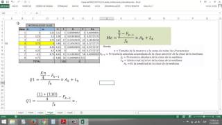 Cuartiles Deciles y Percentiles para DATOS AGRUPADOS [upl. by Eittak]