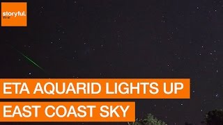 Eta Aquarid Lights Up East Coast Sky [upl. by Ahsiakal]