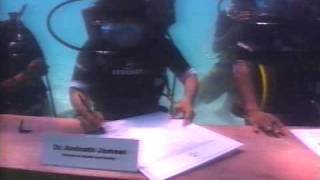 An Underwater Meeting of the Maldivian Parliament [upl. by Sherri]